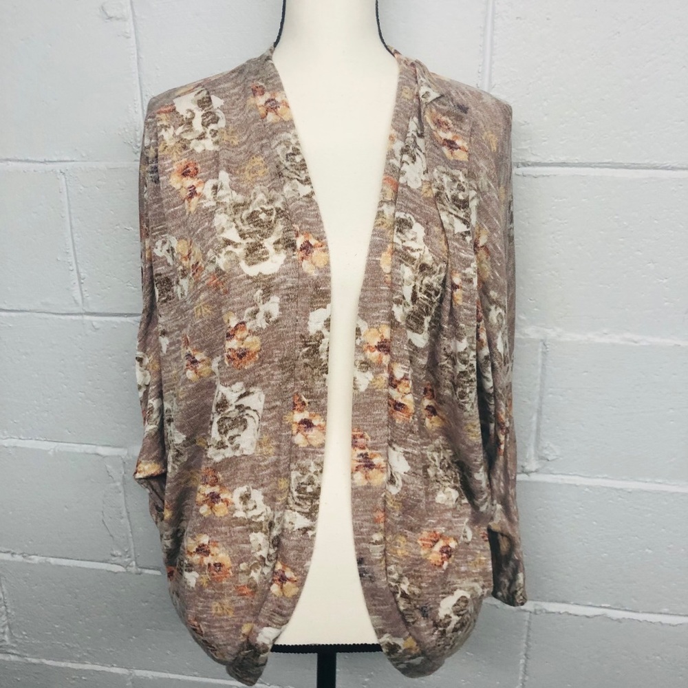 Millibon 🍁 Open Floral Cardigan
